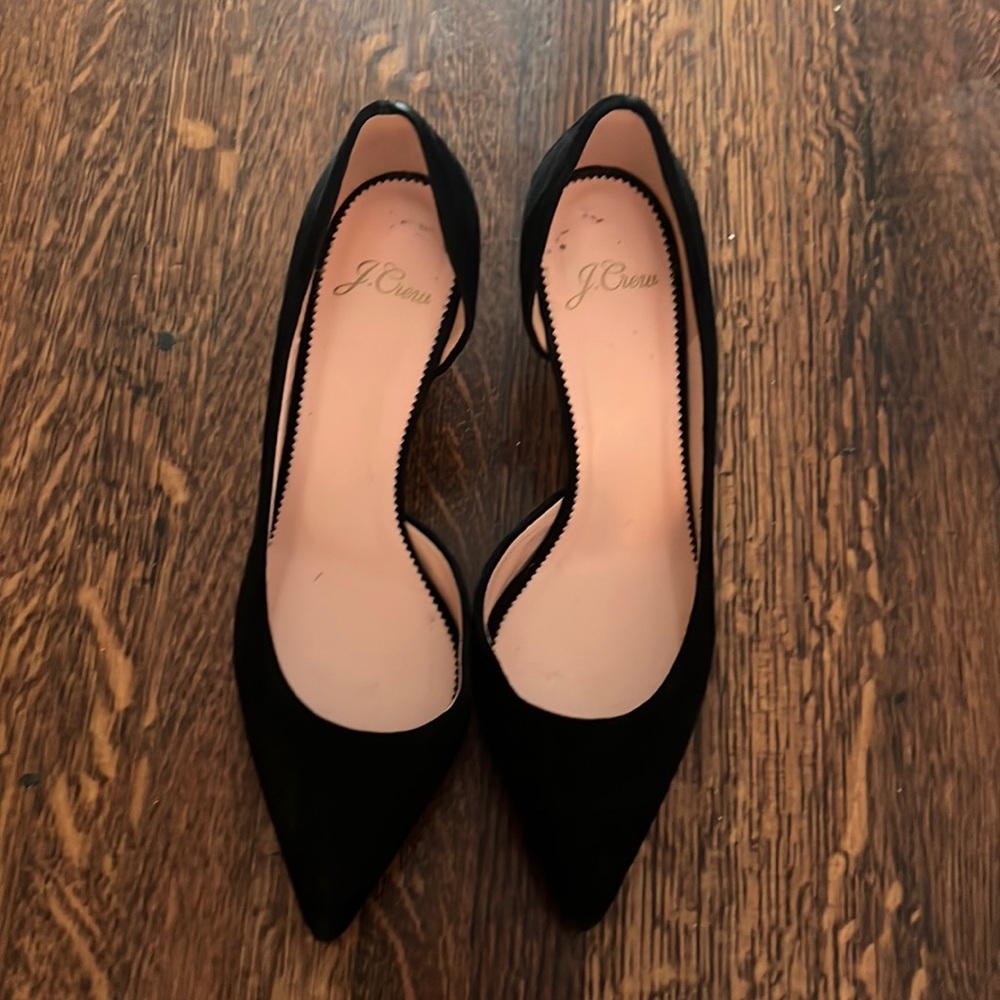JCrew Suede Kitten Heels